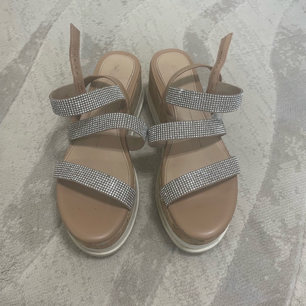 Rhinestone Gianni bini sandals